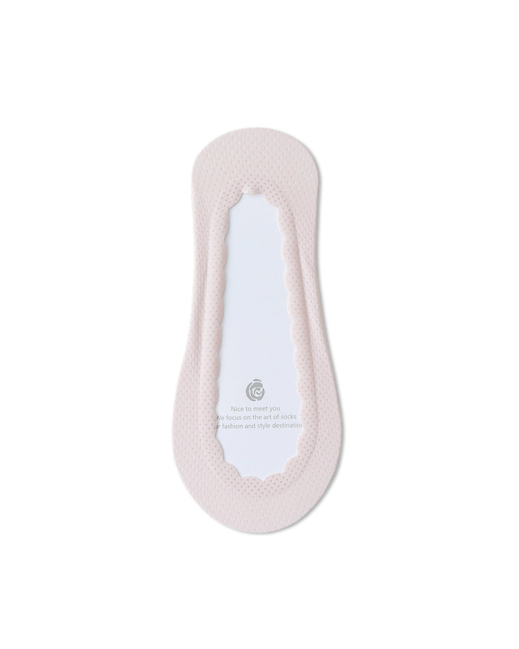 Breathable Mesh Scalloped No Show Liner Socks