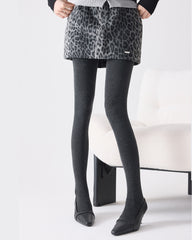 Women Fleece Lined Plain Tights Slimming High Waist Butt Lift