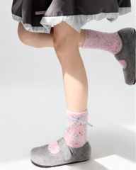 レディース クルー ソックス カネルシリーズ ふわふわで暖かく快適な室内用ソックス