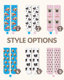 Custom Dog Face Crew Socks Personalized Pet Photo Socks Gift for Pet Lovers