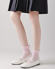 Women Lace Mesh Ankle Socks Soft Comfortable Versatile