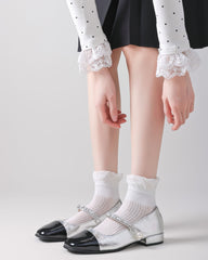 Women Lace Mesh Ankle Socks Soft Comfortable Versatile