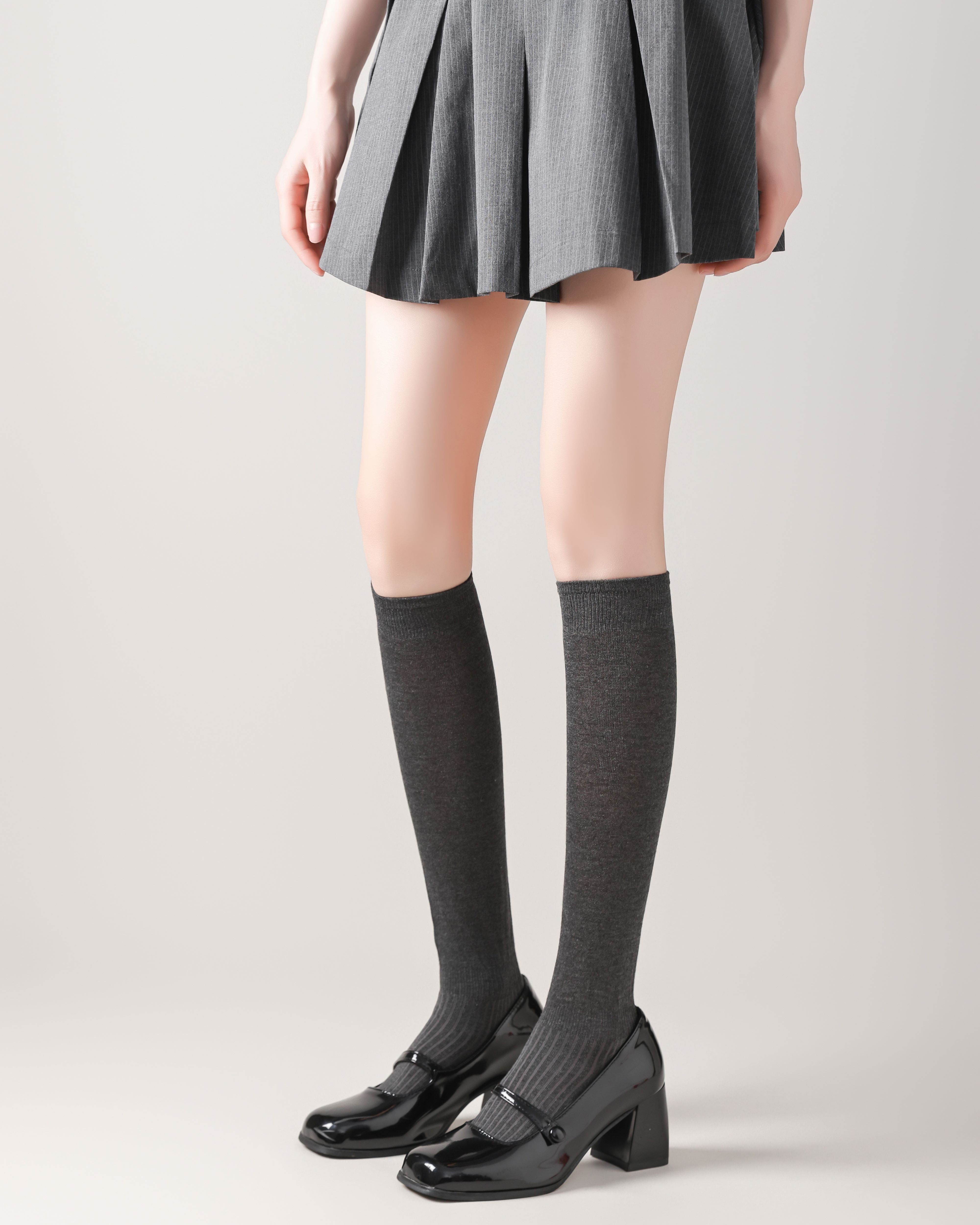 レディース膝丈ソックス ルーズパイル 快適 多用途