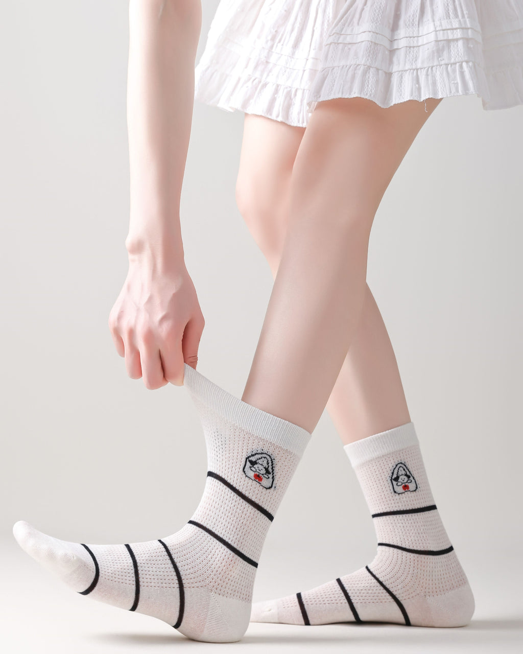 Women Crew Socks Puppy Cute Versatile Comfortable Fun - SWEET NANA