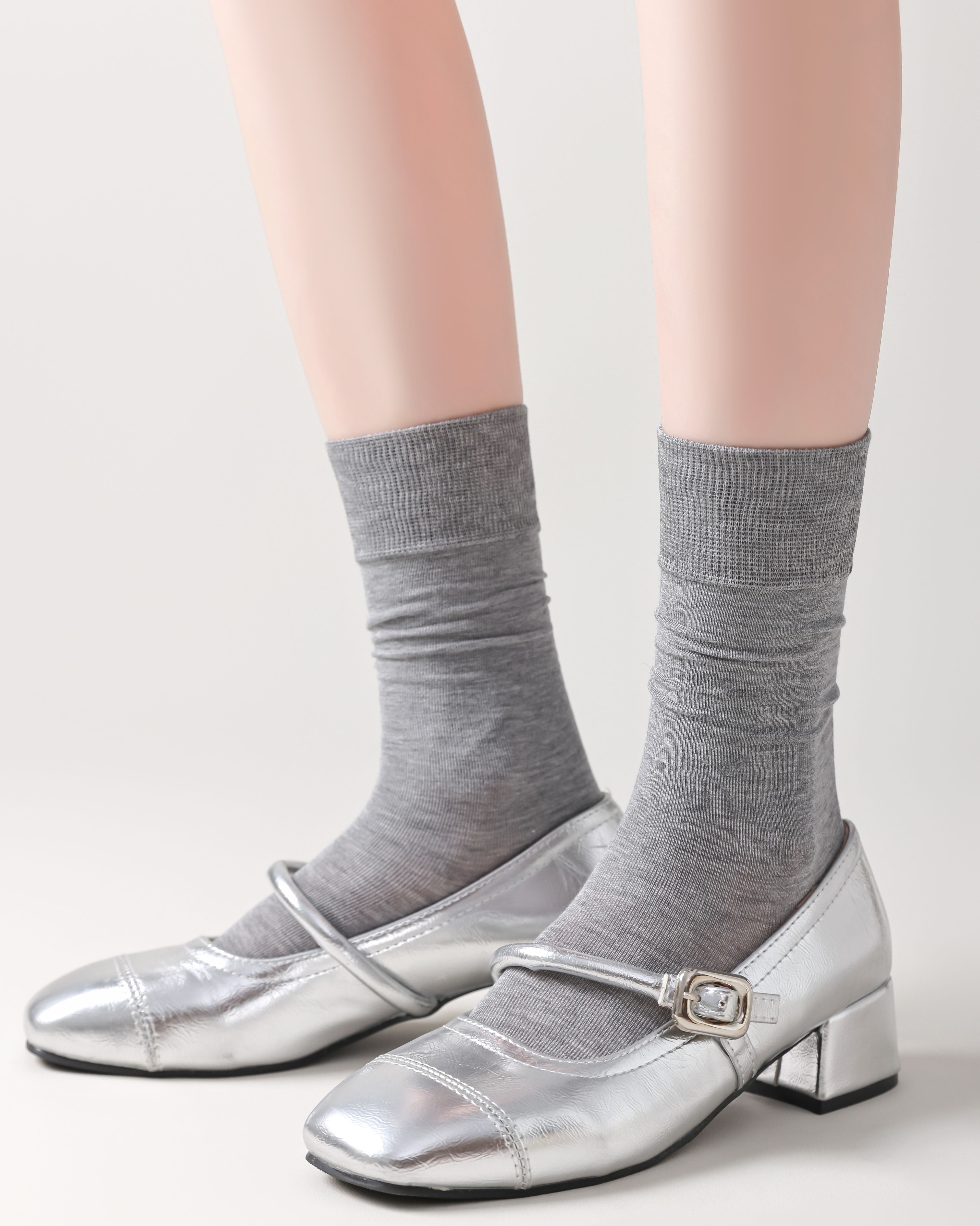 女款及膝襪 中筒襪 莫代爾 超柔軟 多功能