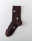 Women Hand Painted Star Crew Socks Soft Stretch Design - SWEET NANA