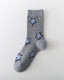 Women Hand Painted Star Crew Socks Soft Stretch Design - SWEET NANA