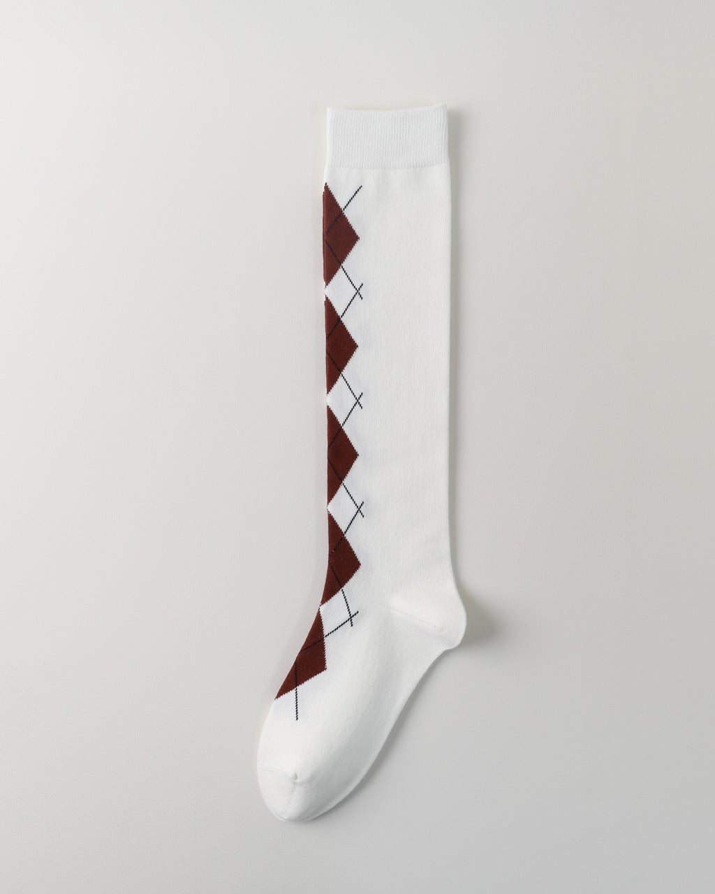 Women Argyle Knee High Socks Classic Soft Stretch Fit - SWEET NANA