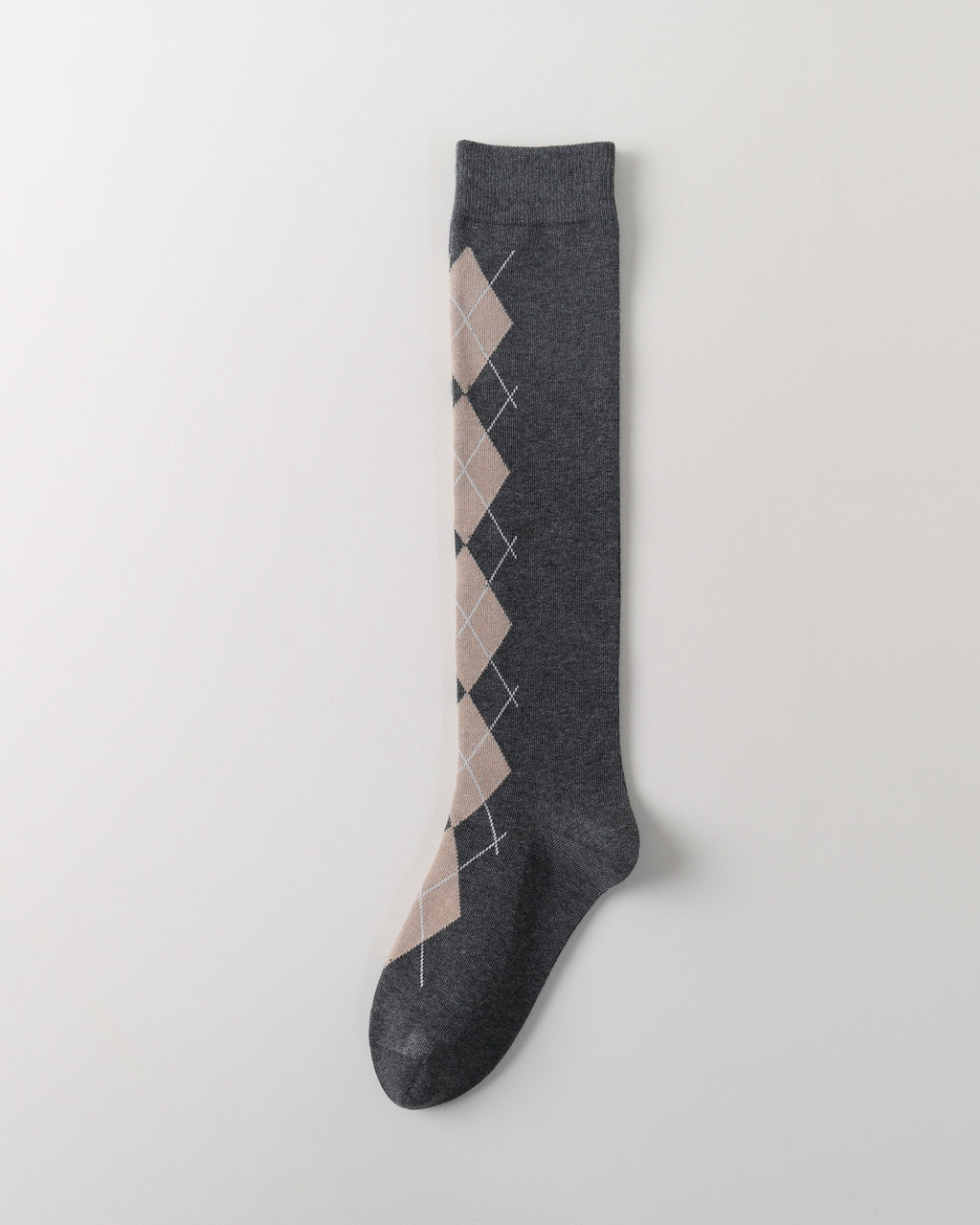 Women Argyle Knee High Socks Classic Soft Stretch Fit - SWEET NANA