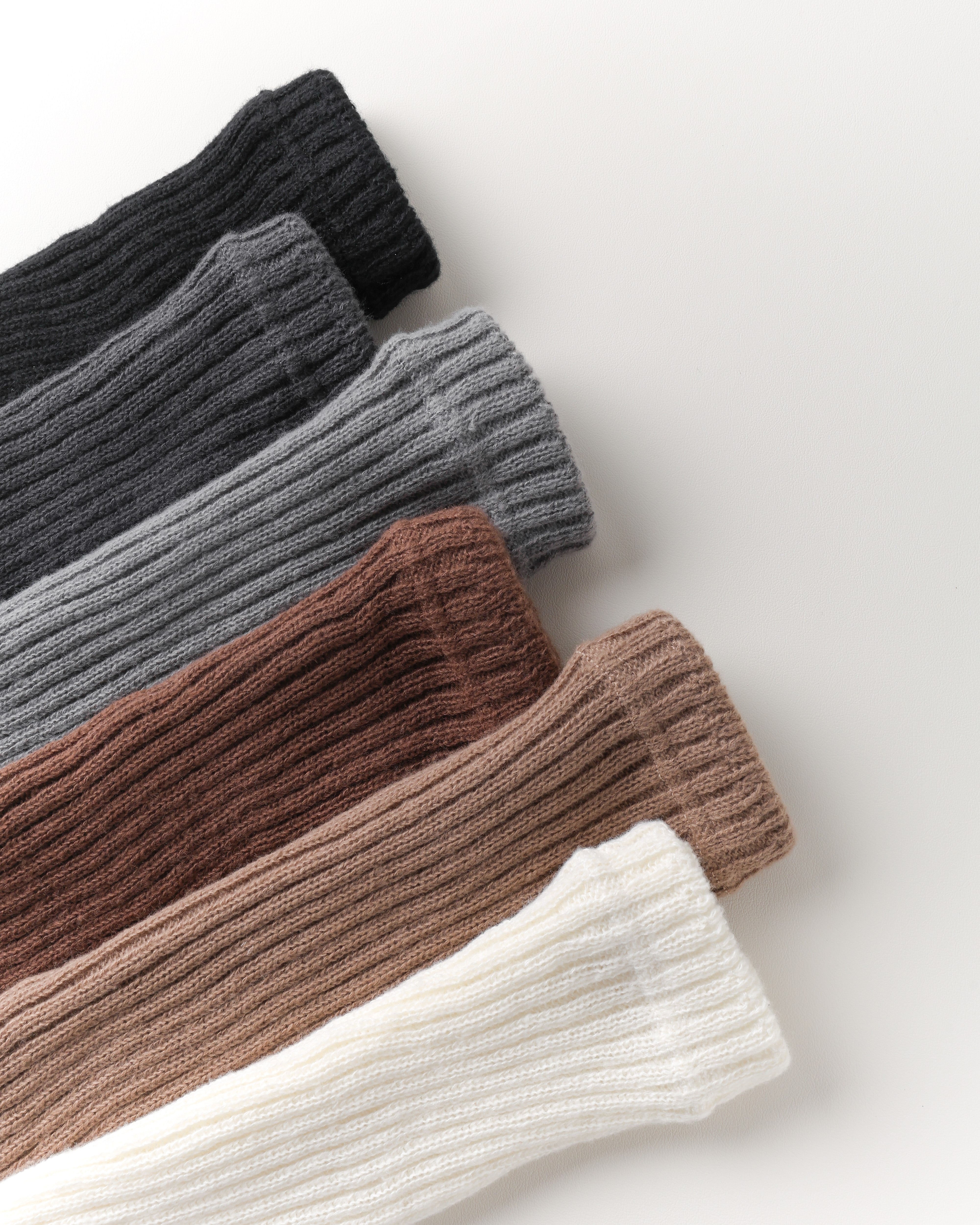 Women Footie Leg Warmers 3D Stripe Warm Comfortable