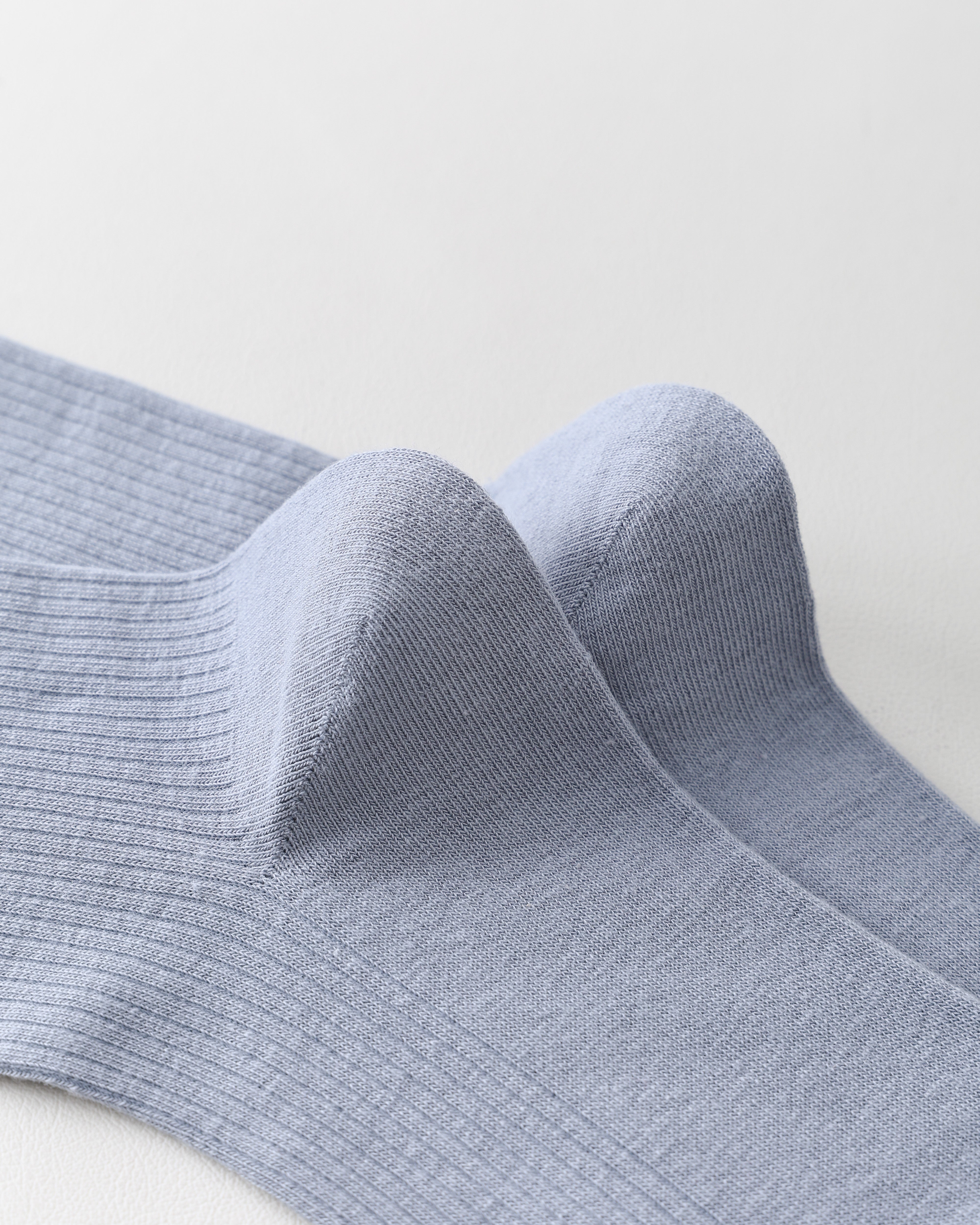 女款過膝襪 灰白撞色 棉質休閒