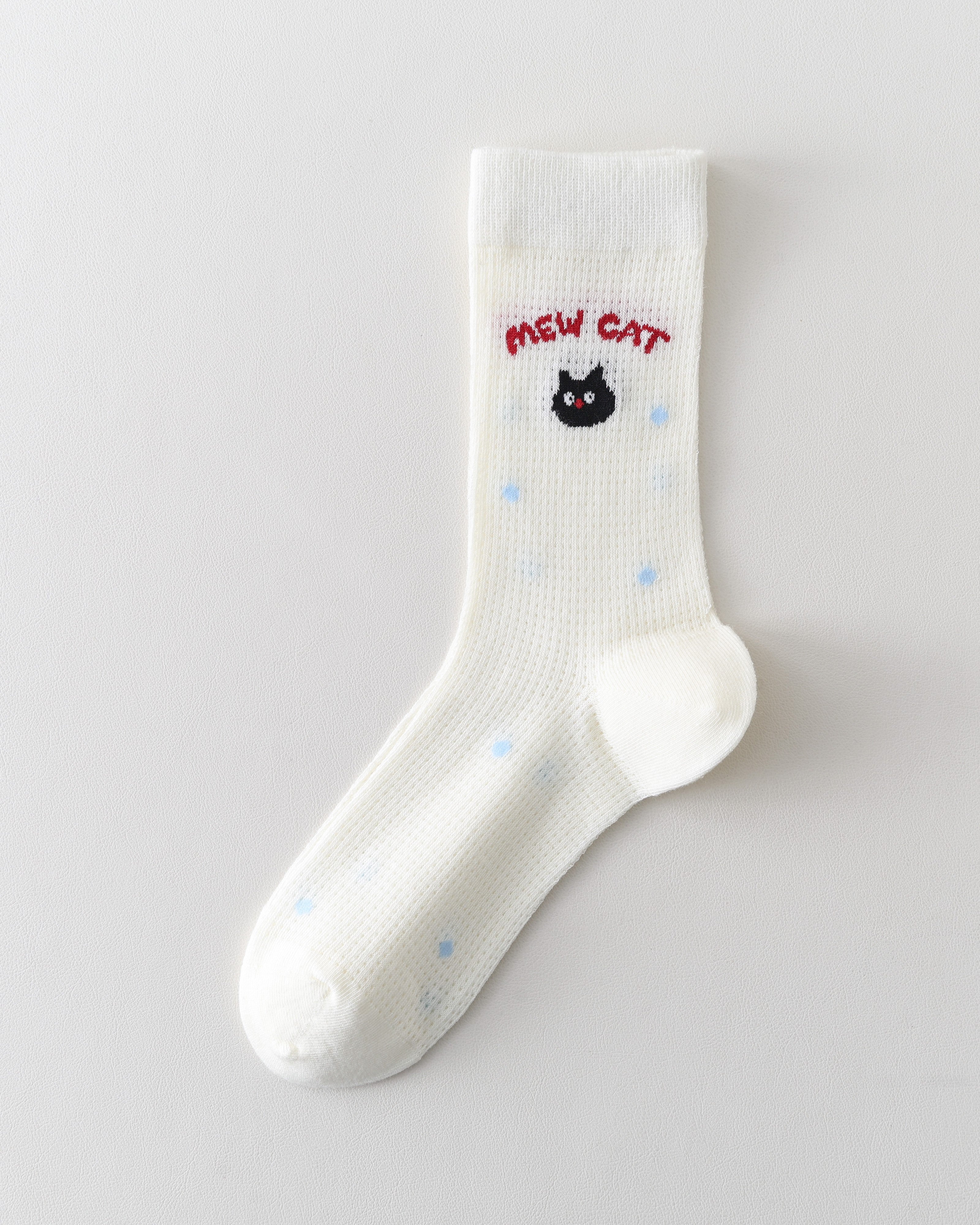 女款中筒襪子卡通刺繡舒適有趣