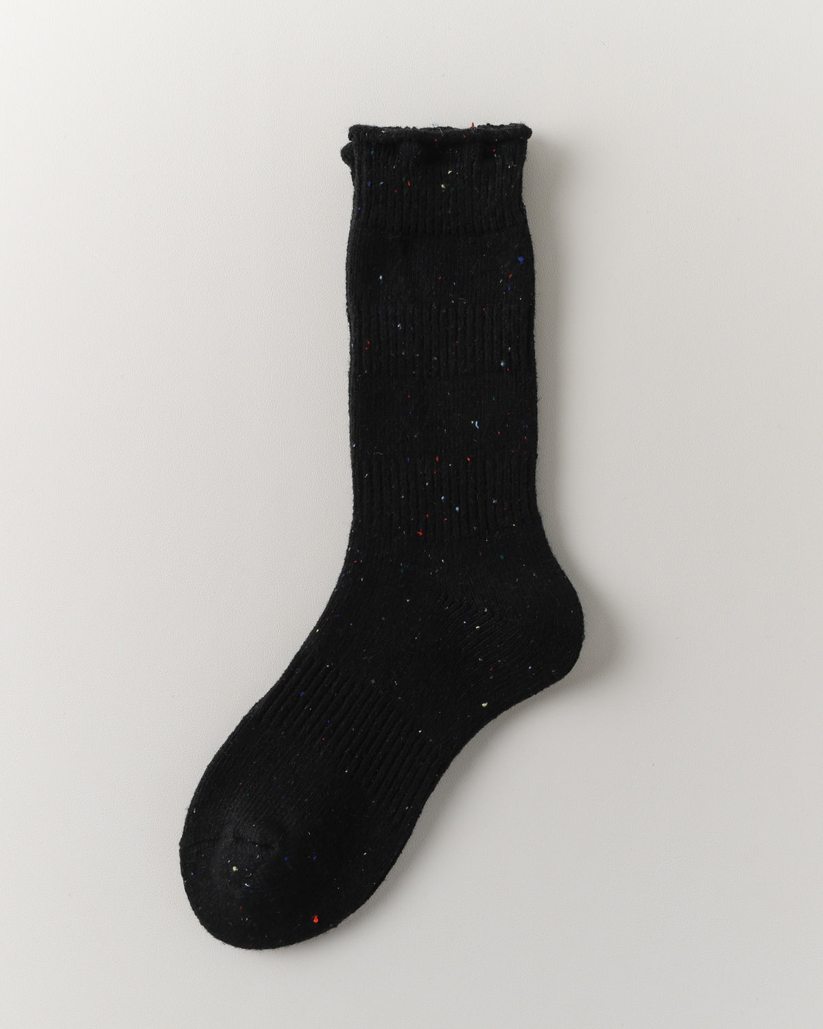 여성 크루 양말 울 도트 파일 따뜻하고 편안함