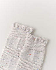 여성 크루 양말 울 도트 파일 따뜻하고 편안함