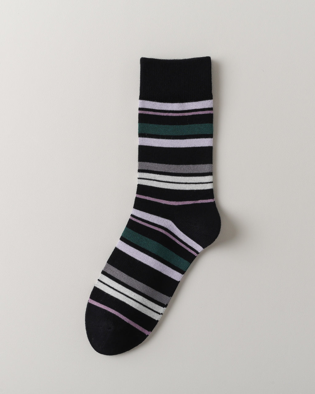 Women Vintage Striped Crew Socks Retro Colorful Design Soft - SWEET NANA