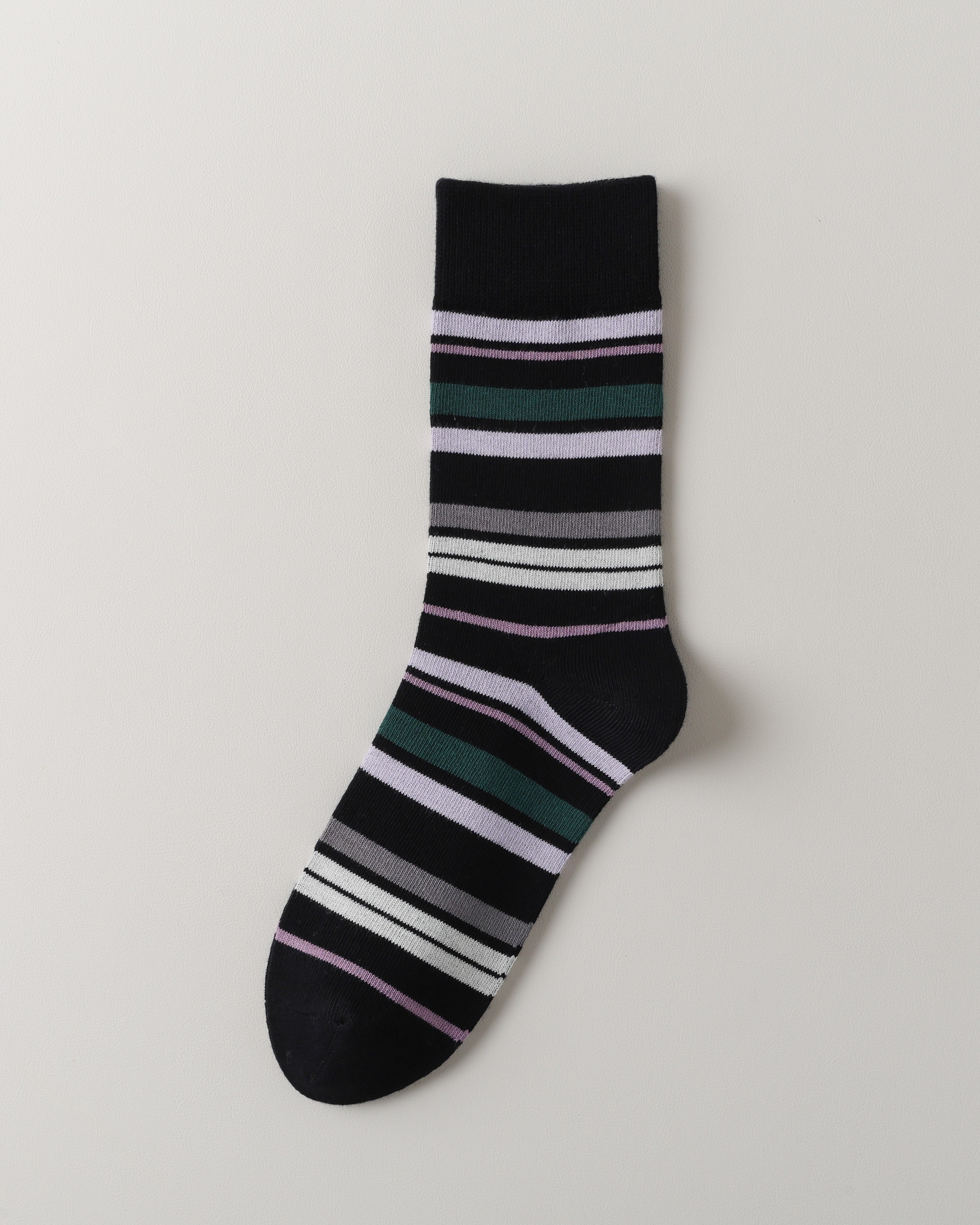 Women Vintage Striped Crew Socks Retro Colorful Design Soft - SWEET NANA