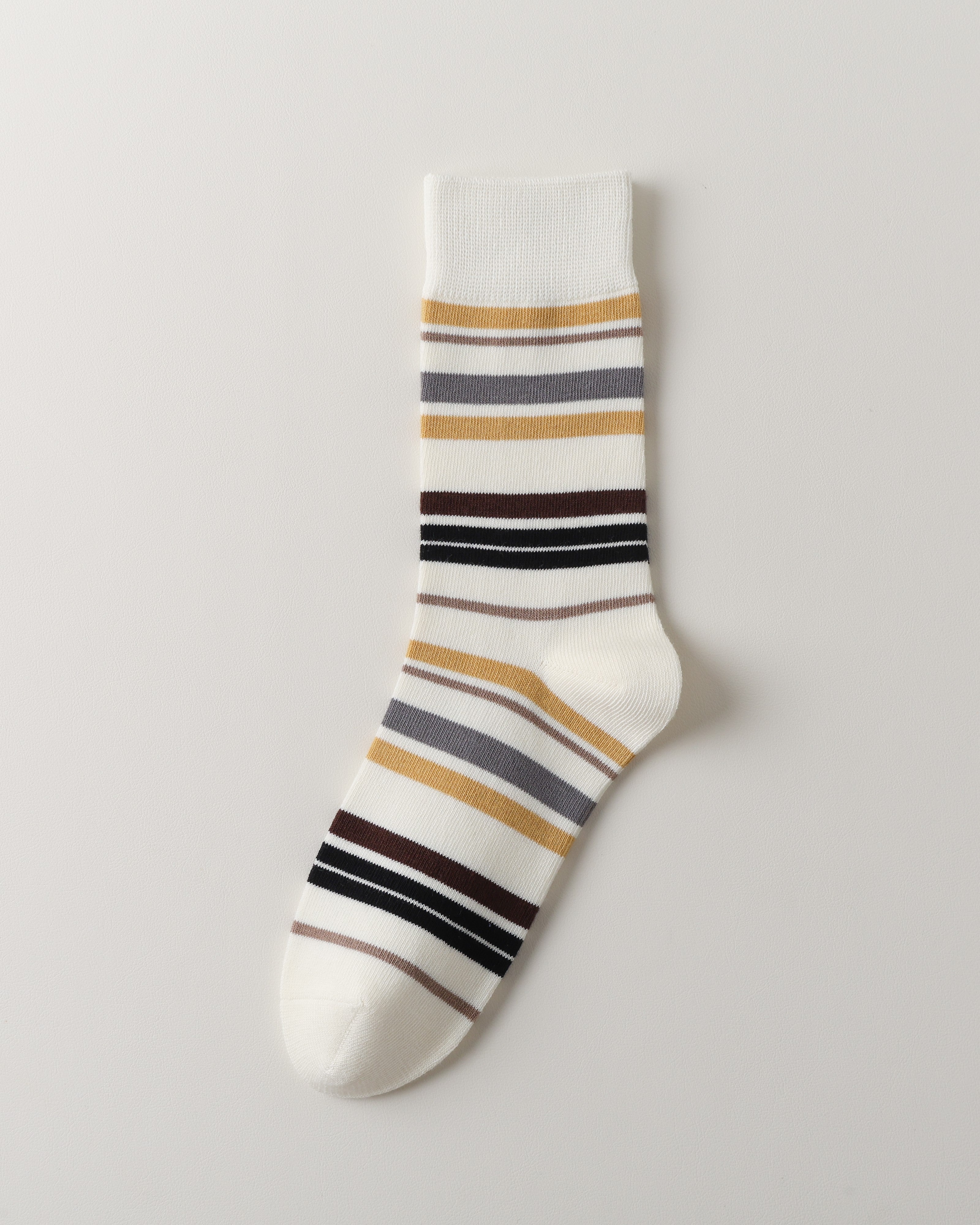 Women Vintage Striped Crew Socks Retro Colorful Design Soft - SWEET NANA