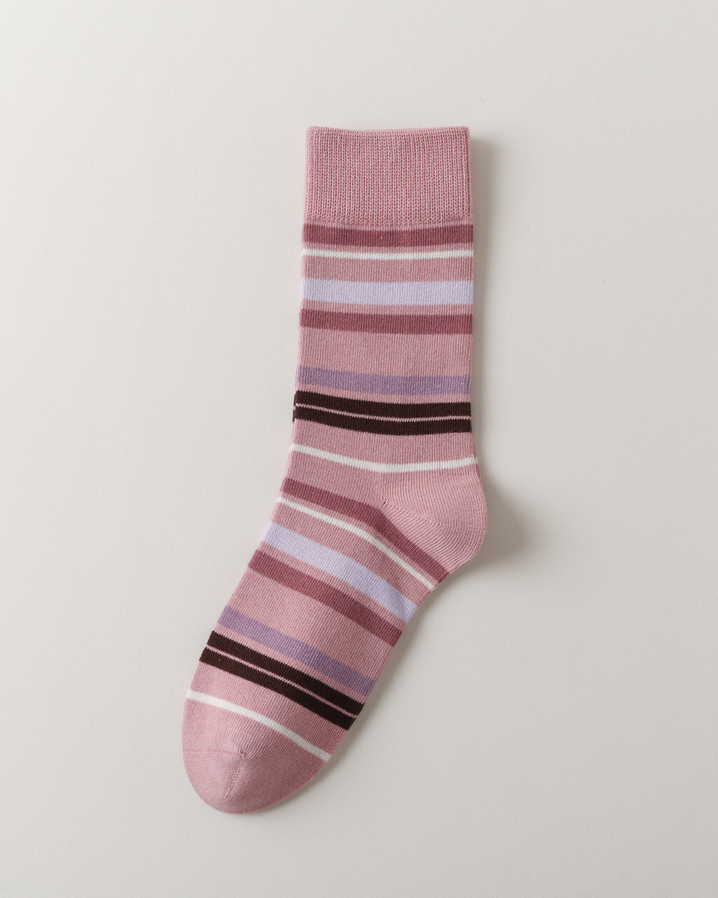 Women Vintage Striped Crew Socks Retro Colorful Design Soft - SWEET NANA