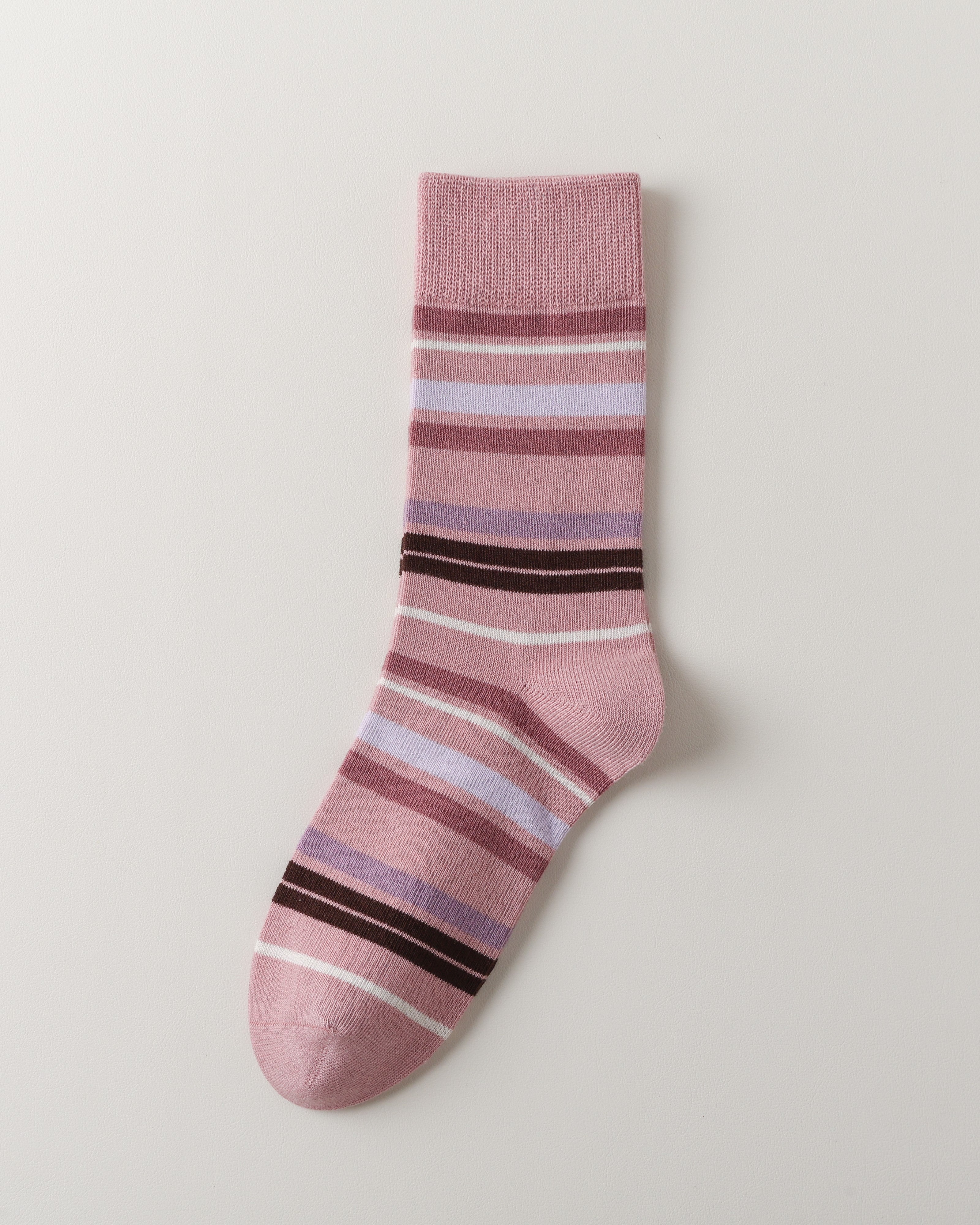 Women Vintage Striped Crew Socks Retro Colorful Design Soft - SWEET NANA