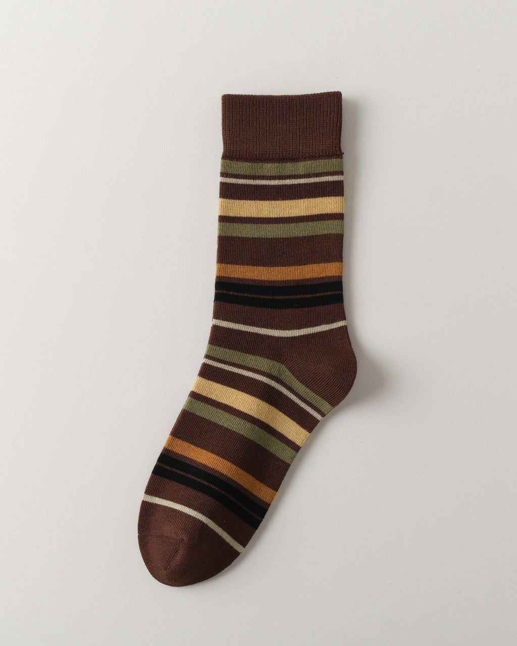 Women Vintage Striped Crew Socks Retro Colorful Design Soft - SWEET NANA