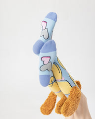 Party Exaggerated Puppy Knee High Socks 3D Fluffy Big Ears Cute Dog Fun Calf