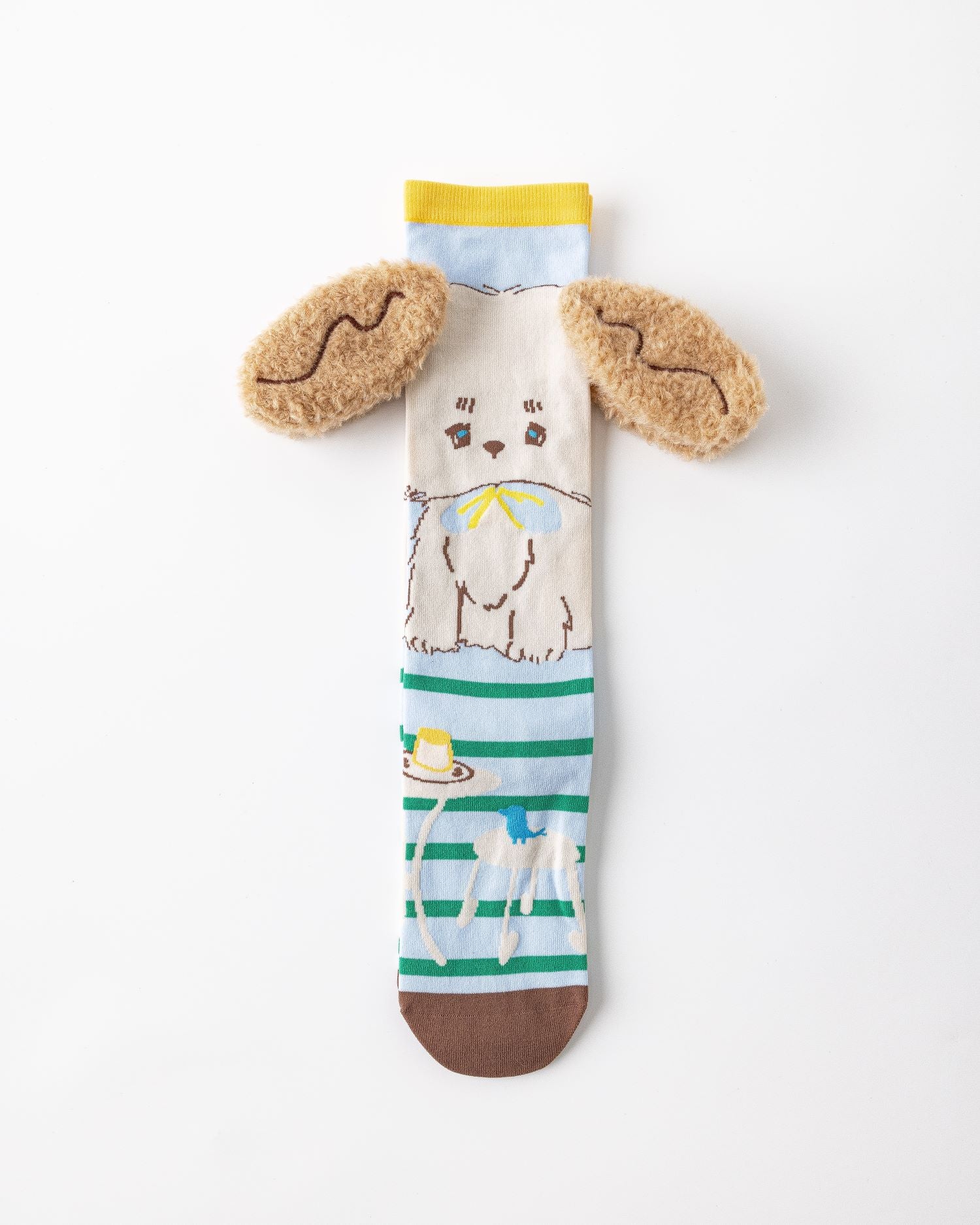 Party Exaggerated Puppy Knee High Socks 3D Fluffy Ears Cute Dog Fun Calf Socks