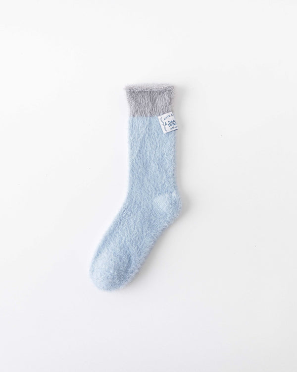 Women Crew Socks Ice Cream Fleece Series Warm Fluffy Cozy - SWEET NANA