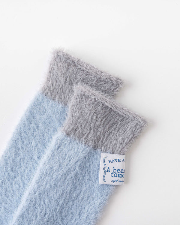 Women Crew Socks Ice Cream Fleece Series Warm Fluffy Cozy - SWEET NANA