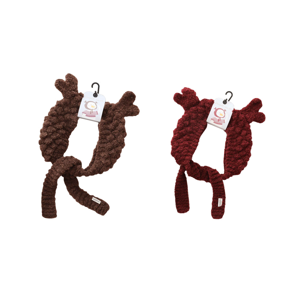 2-Pack Handmade Coral Velvet Earmuffs 3D Animal Ear Cute Warm Headwear