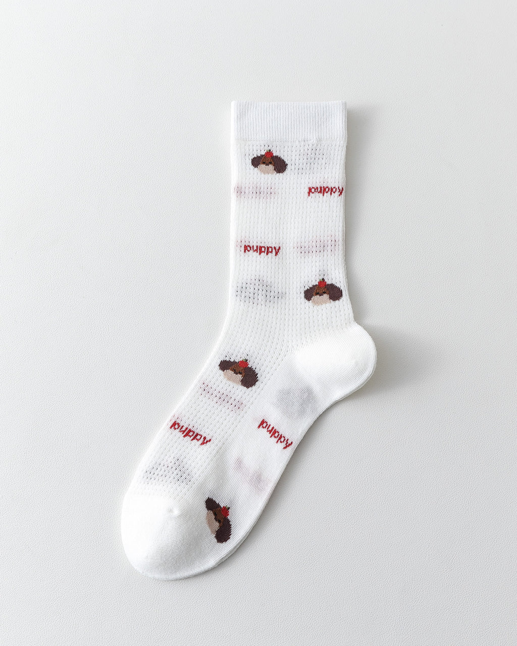 Women Crew Socks Cute Dachshund Series Cotton Mesh Breathable - SWEET NANA