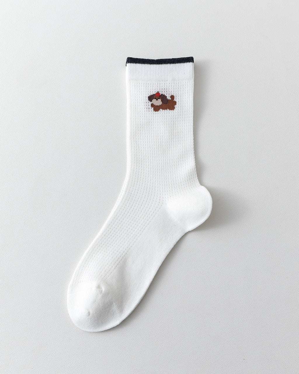 Women Crew Socks Cute Dachshund Series Cotton Mesh Breathable - SWEET NANA