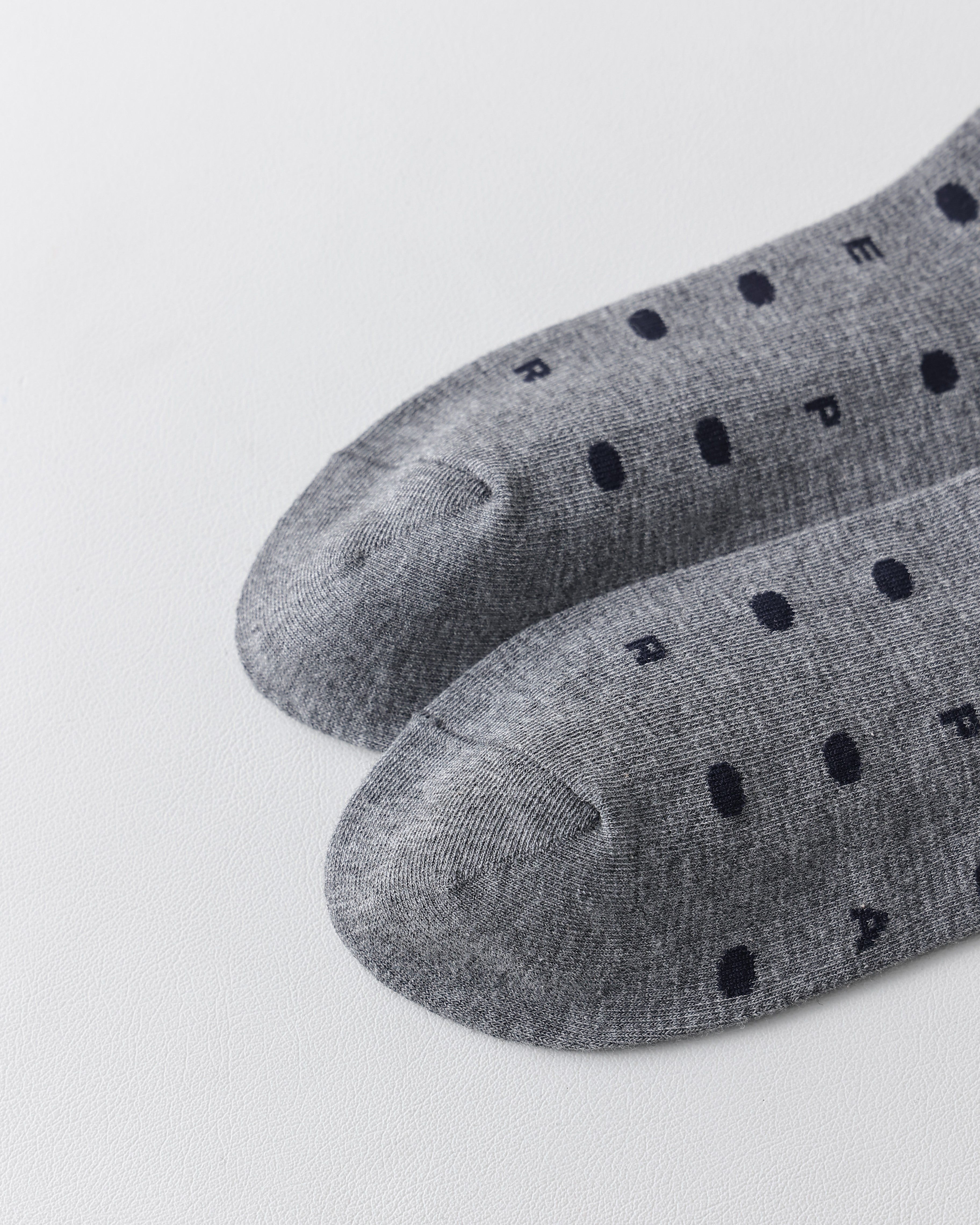 Women Crew Socks White Cotton Letter Polka Dot Series Chic Casual Socks