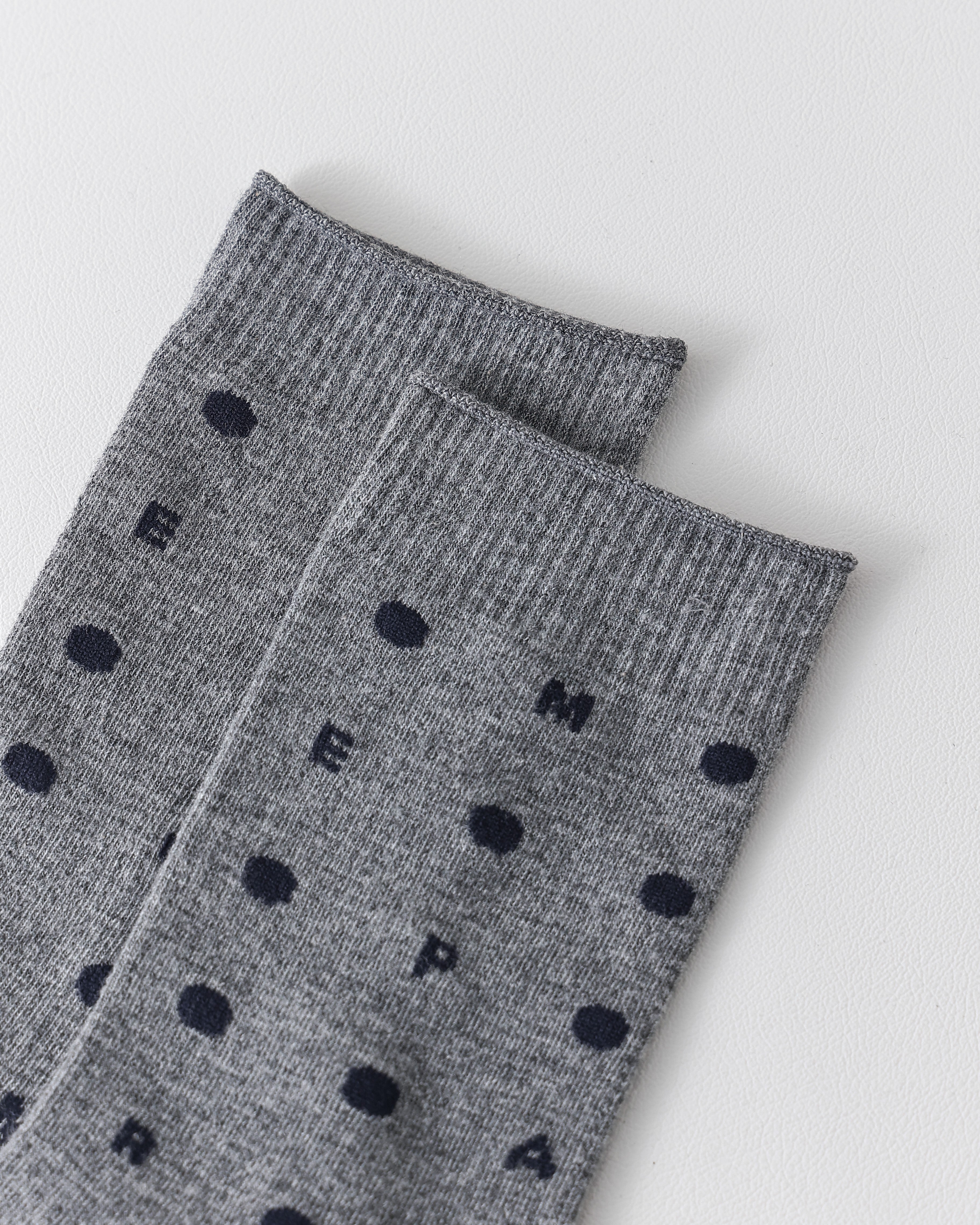 Women Crew Socks White Cotton Letter Polka Dot Series Chic Casual Socks