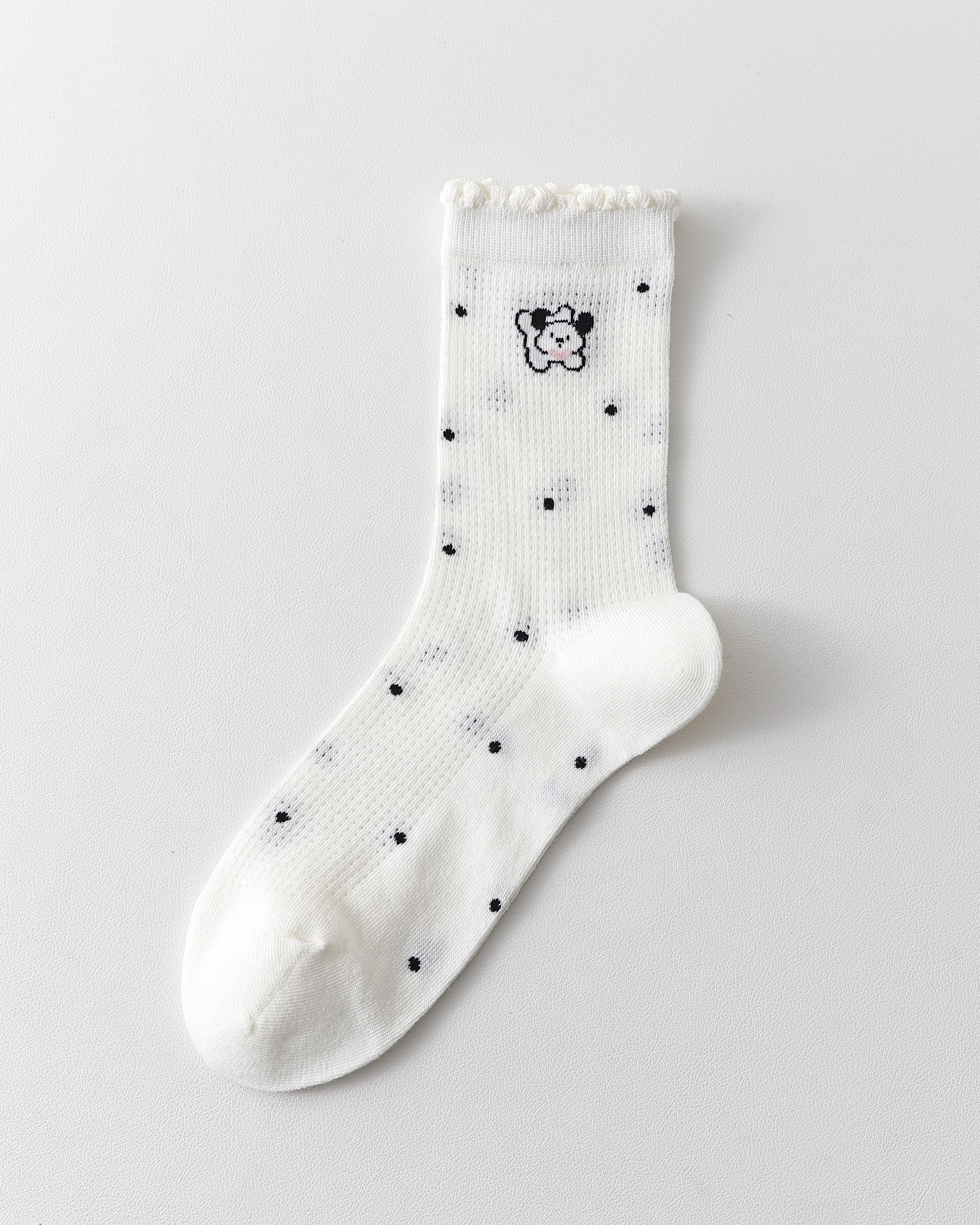 女款中筒襪子 小狗 可愛 百搭 舒適 有趣