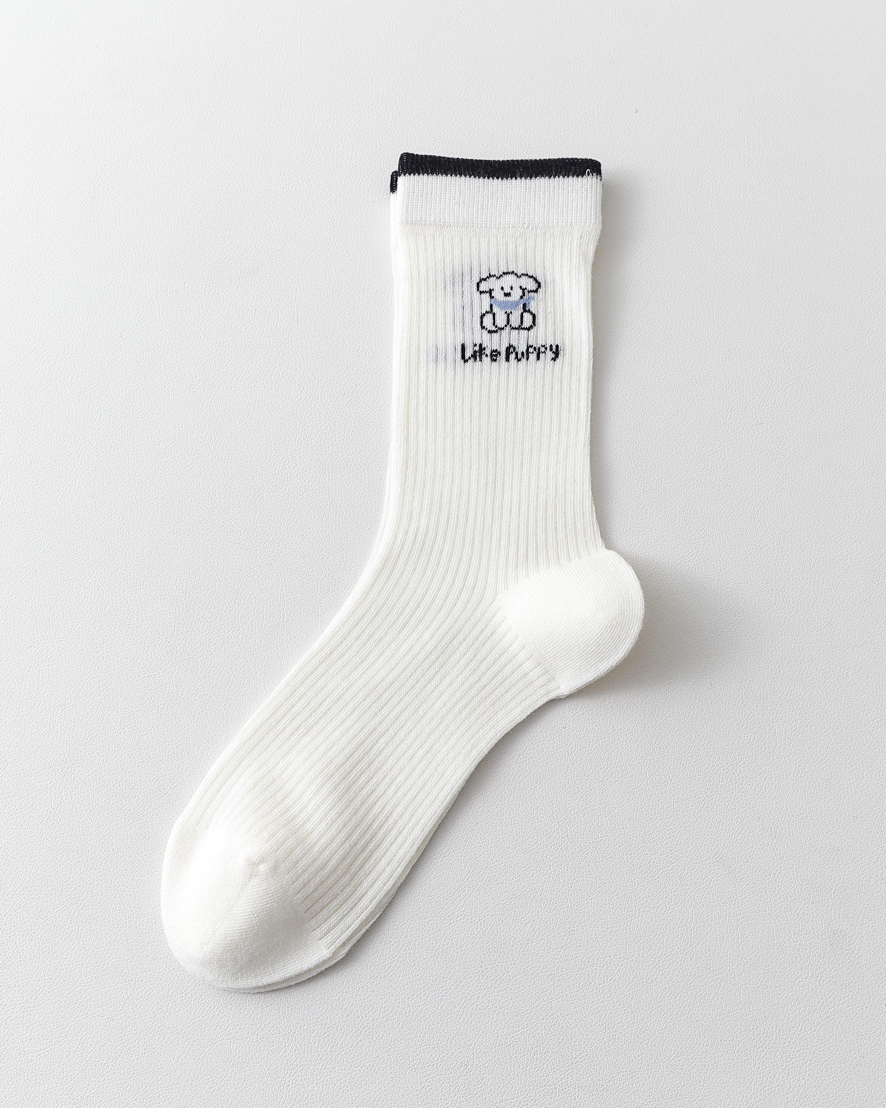 Women Crew Socks Puppy Cute Versatile Comfortable Fun - SWEET NANA