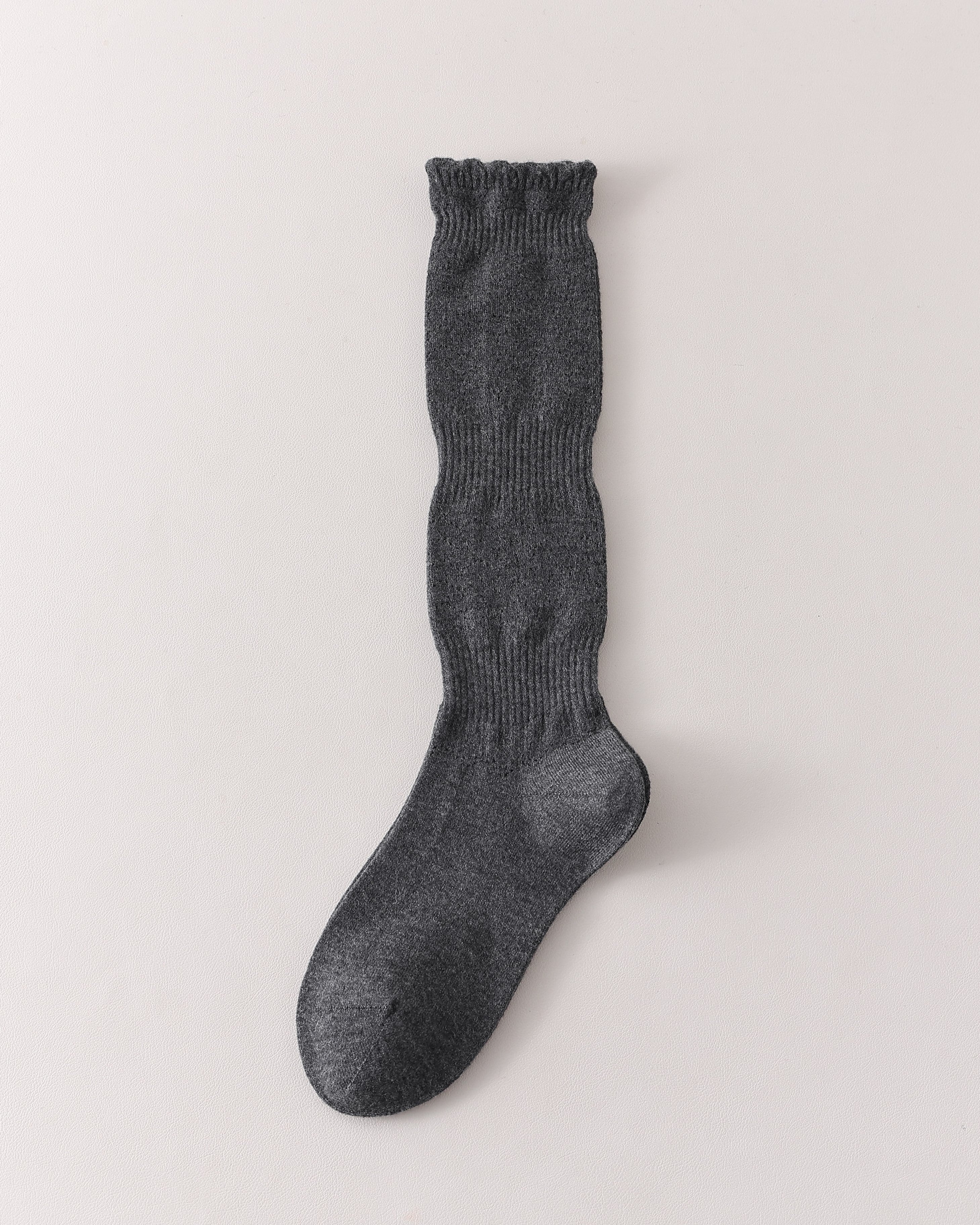 Women Hollow Out Knee High Socks Elegant Breathable Design