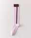 Women Knee High Socks Colorblock Stripe Cotton Sporty Socks - SWEET NANA