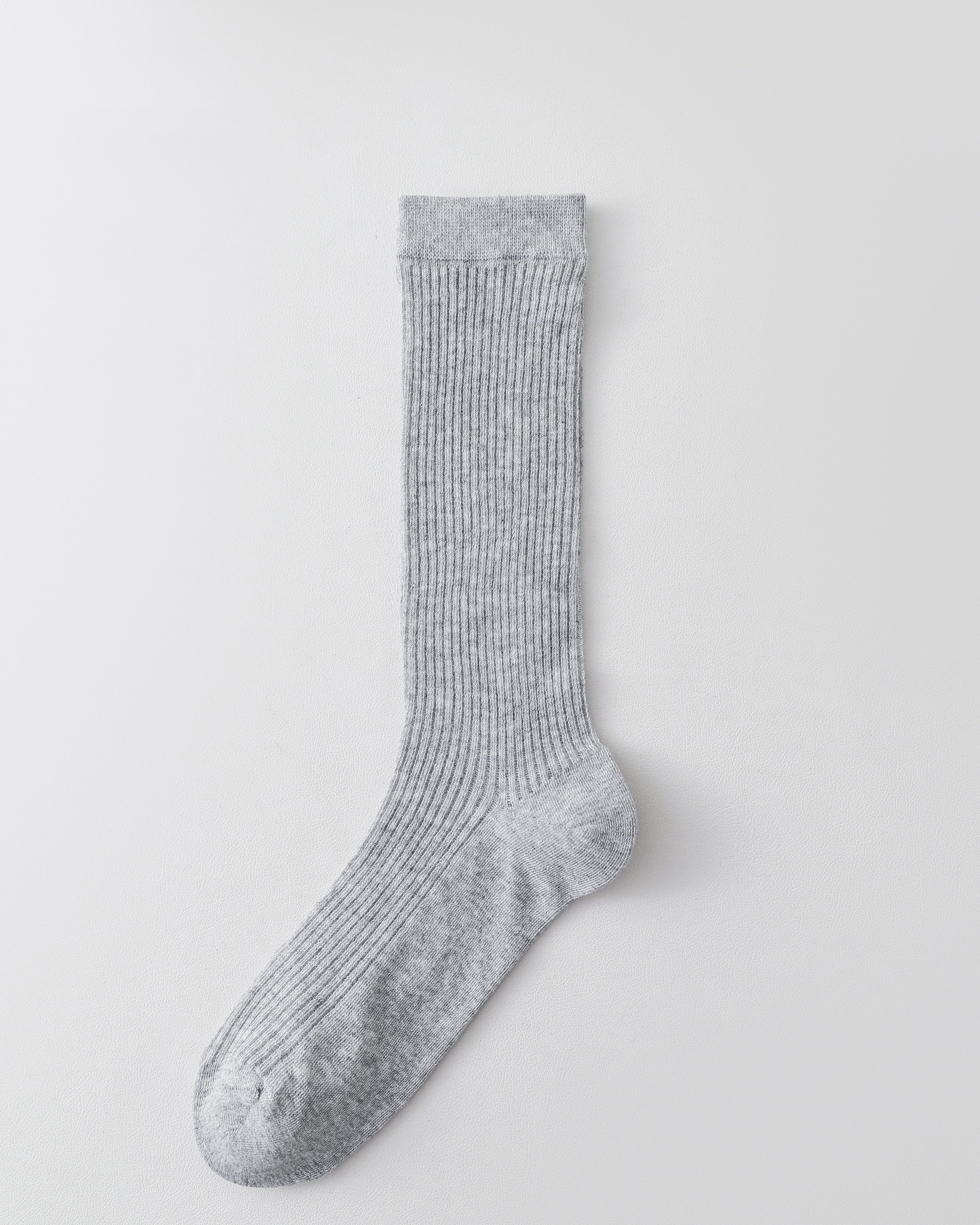 Women Crew Socks Vertical Stripe Pile Ballet Chic Comfortable