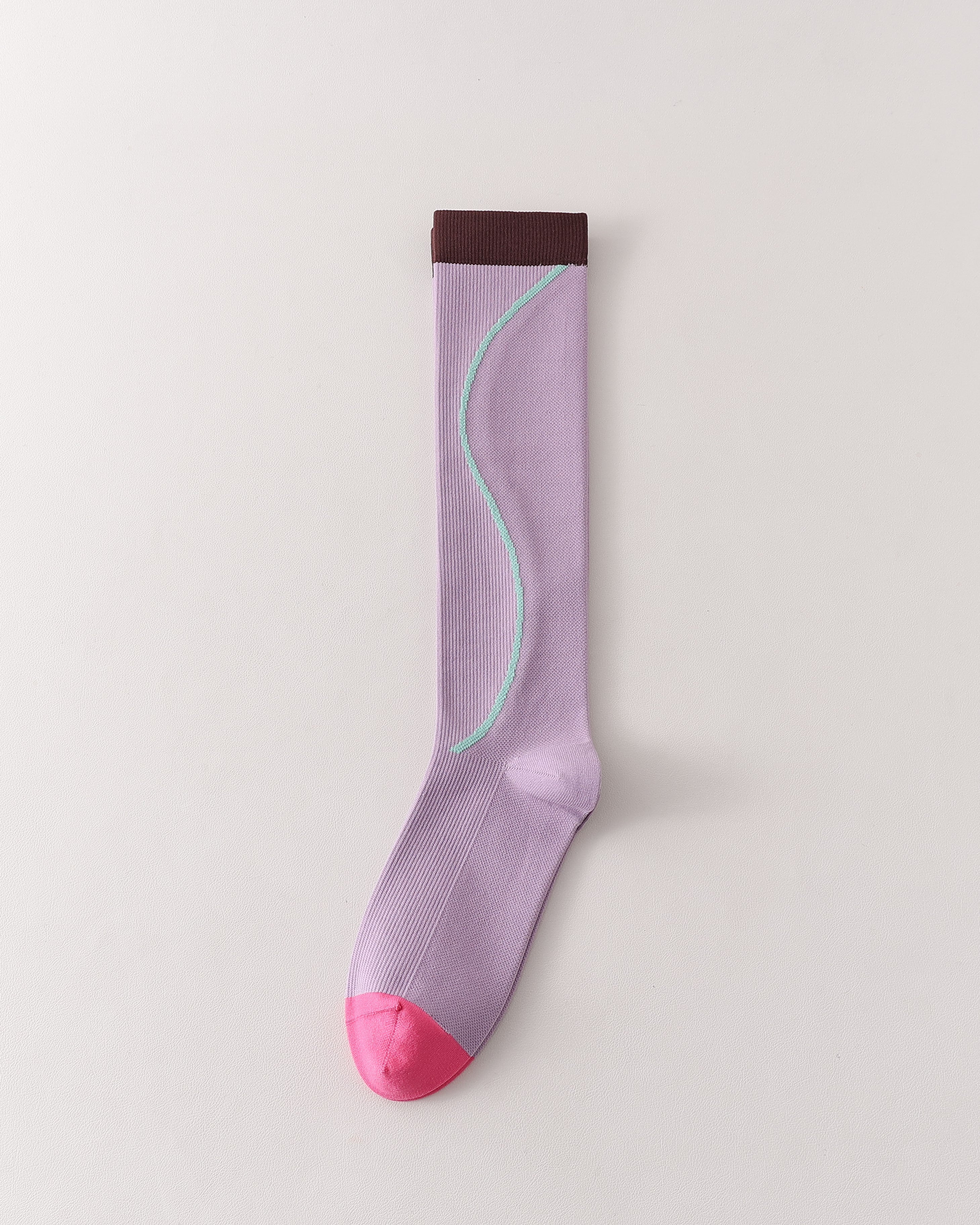 Women Pressure Cycling Socks Knee High Comfort Fit