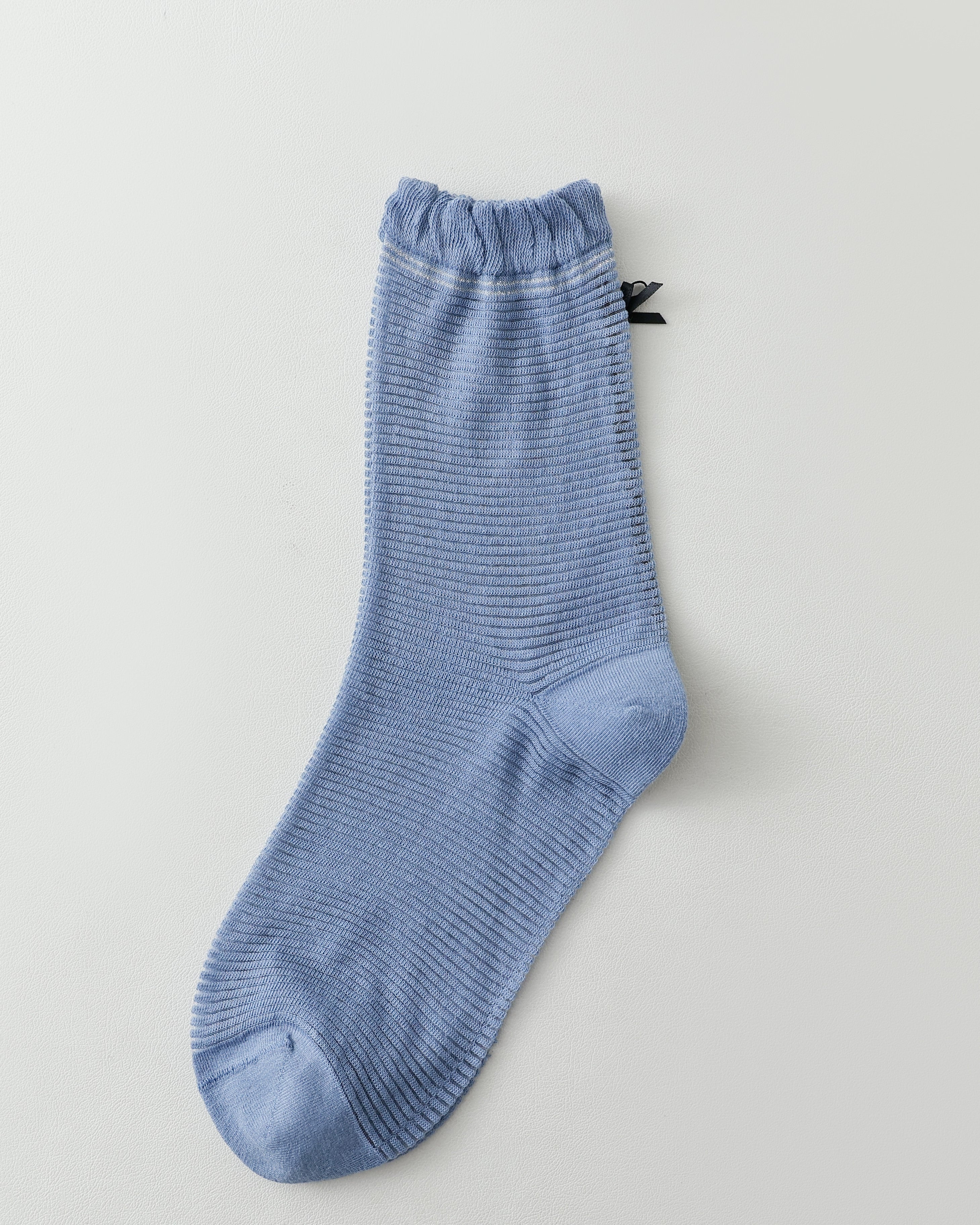 女款中筒襪子 蝴蝶結荷葉邊 復古時尚 舒適