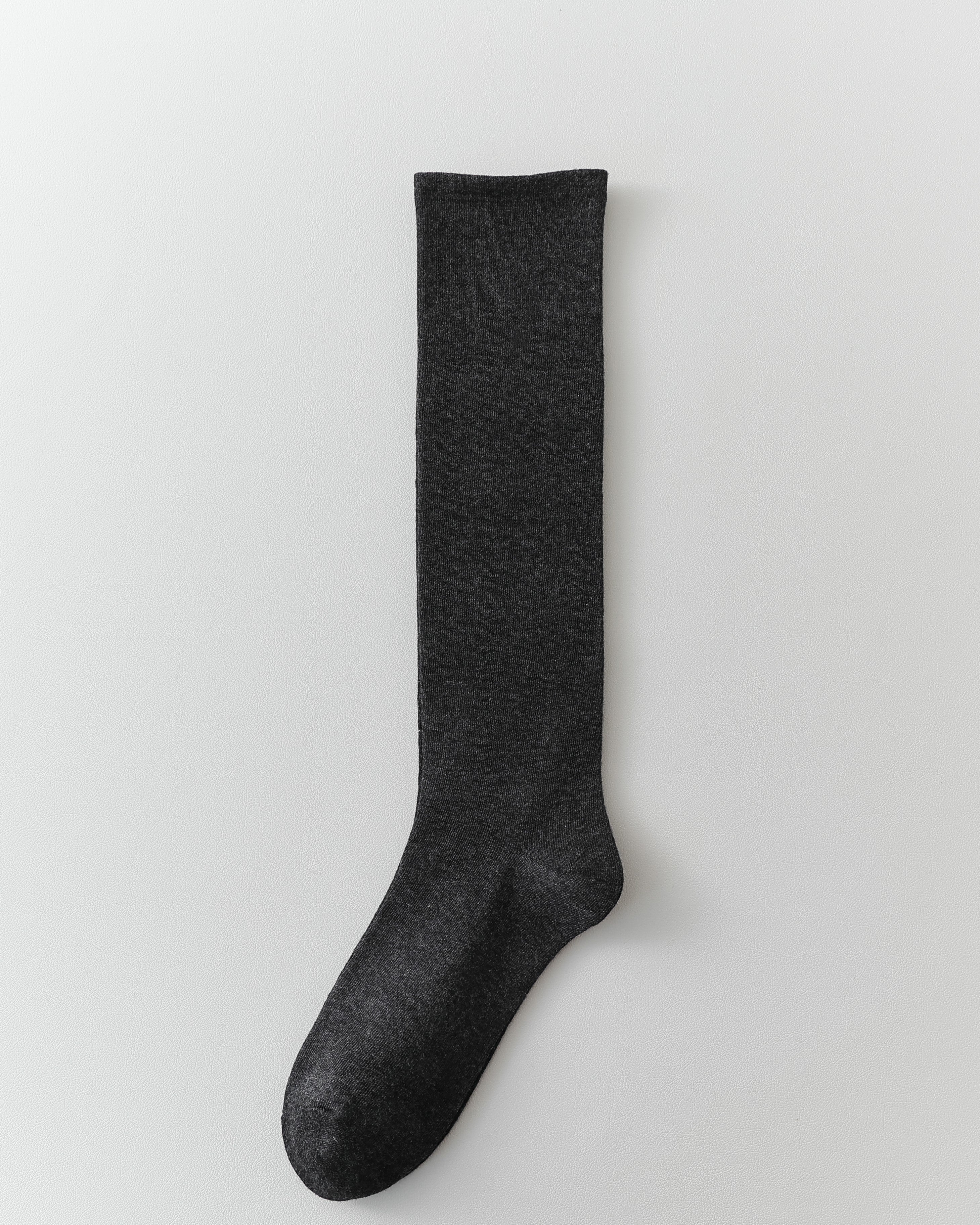 여성용 니하이 양말 에어로빅 면 슬리밍 JK 스타일