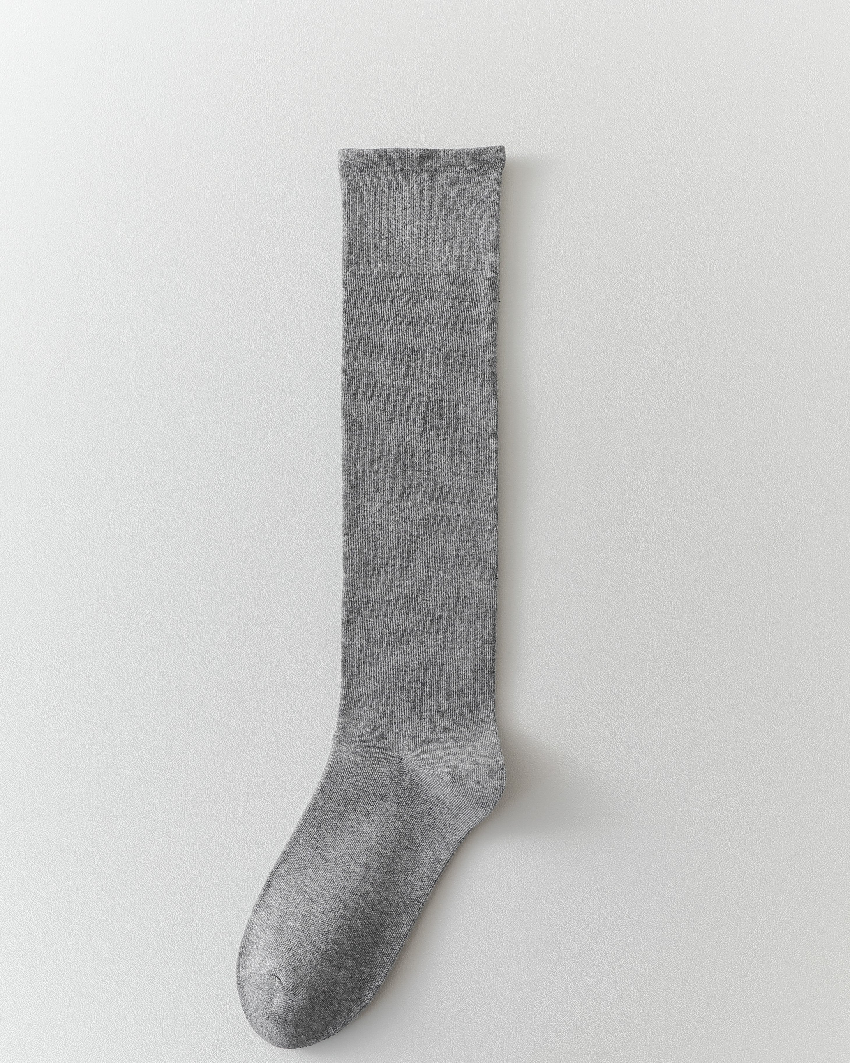 여성용 니하이 양말 에어로빅 면 슬리밍 JK 스타일