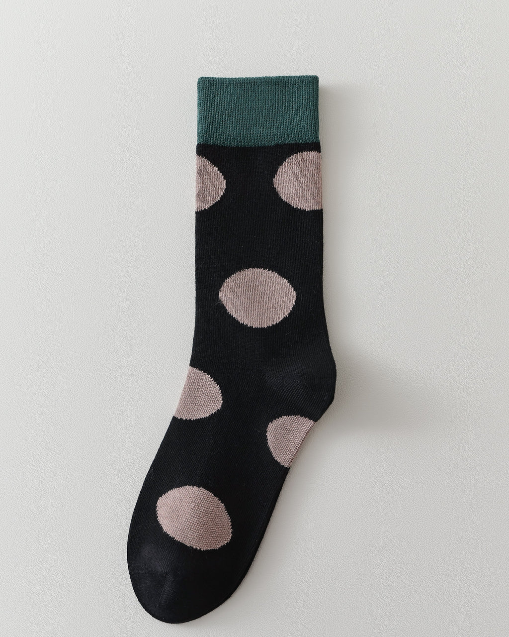 Women Vintage Polka Dot Crew Socks Retro Soft Comfort - SWEET NANA
