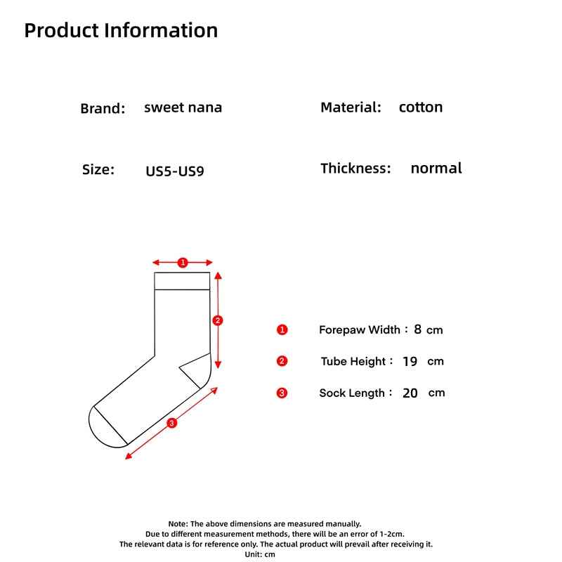 Sweetnana Women’s Crew Socks - Super Cool Braids Series Fun and Cute Cotton Socks, Colorful Socks, Soft Cotton Stockings, Stylish Women Socks for Every Occasion