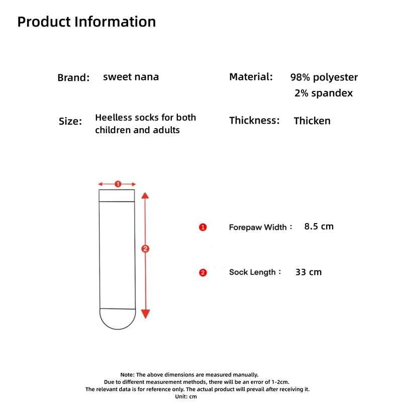 Sweetnana Cozy Women & Kids Tube Crew Socks, Large 3D Cartoon Series, Super Soft and Thickened for Winter Comfort, Non-Slip Design Perfect for Lounge Wear