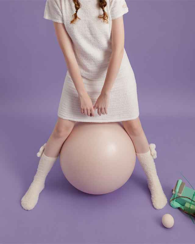 Sweetnana 3-Pack Cozy Knee High Socks – Women’s Super Soft, Fuzzy, and Thickened Warm Socks, Perfect for Winter Stockings and Sleep Lounge Wear