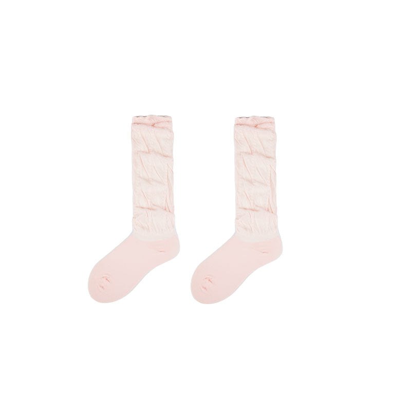 Ballet Fairy Series Women's Knee High Cotton Socks Seamless Breathable Soft