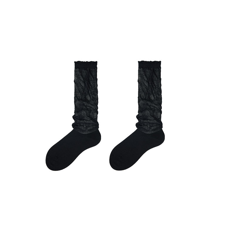 Ballet Fairy Series Women's Knee High Cotton Socks Seamless Breathable Soft