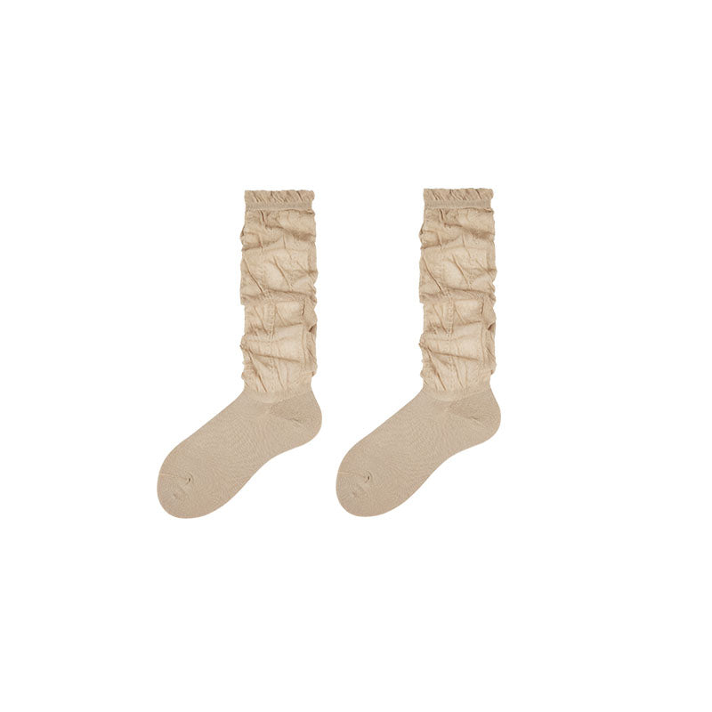 Ballet Fairy Series Women's Knee High Cotton Socks Seamless Breathable Soft