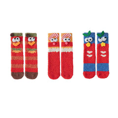 Sweetnana 3-Pack Christmas Socks for Women, Funny Cute Holiday socks, Cozy Tube Socks, Winter Thickened Warm, Crazy Christmas Gift Box, Novelty Xmas Crew Socks.